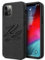 Karl Lagerfeld PU-Hartschalenhülle für Apple iPhone 12 Mini (5,4 Zoll), Schwarz