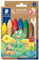 STAEDTLER Wachsmalkreide Noris junior 224, perfekt für kleine Kinderhände, extra bruchsicher, Etui mit 6 Farben, 224 C6