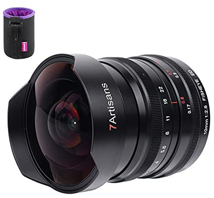 7artisans 10mm F2.8 Obiettivo fisheye ultra grandangolare, obiettivo mirrorless full frame con angolo di campo di 178 ° per fotocamere Nikon Z-mount Z6 Z7 Z5 Z6 II Z7 II