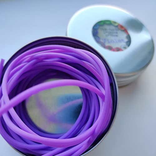 The Knitting Barber Original Cords 3pcs (1pcs 150cm/60 + 2pcs 75cm/30) (Violet)
