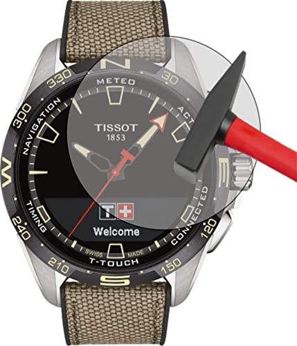 EnWi | 2x Extrem harte 9H Display-Schutz-Folie für Tissot T-Touch Connect Solar