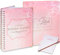Jotted Treasure Christian Wedding Planner and Organizer – Complete Spiral Binding Set - Wedding Planning Book with Keepsake Box, Notepad, Elegant Pen – Deluxe Rose Gold Planner - Large