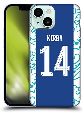 Head Case Designs Offizielle Chelsea Football Club Fran Kirby 2022/23 Frauen Home Kit Gel Handyhülle Hülle [Militärischer Schutzgrad] Kompatibel mit Apple iPhone 13 Mini