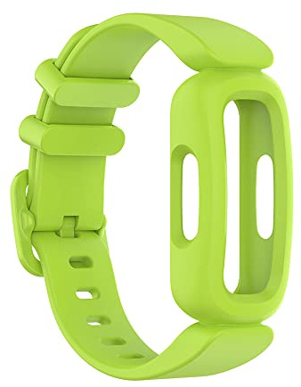 Uhrenarmband für Fitbit Ace 3 Kids, weiches Silikon-Ersatzarmband, Wasserdichtes Armband Zubehör (limette)