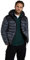 Mountain Warehouse Seasons Herrenjacke - Gefüttert, leicht, wasserbeständige Regenjacke, Mikrofaserfüllung - Ideal für den Winter Schwarz Camo XXS
