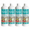 HOTREGA Flechtex 4x 1 Liter | gebrauchsfertiger Flechtenentferner | gegen Flechten und Algen auf Stein Beton Pflaster & Naturstein| säure- & chlorfrei