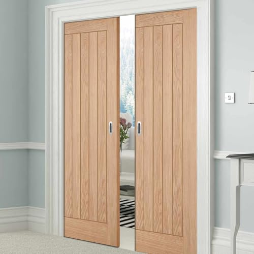 EAI Double Pocket Door Sliding System with Soft Close | Max Door Size 1200 x 2400mm