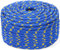 Abio Corde en polypropylène - 5 mm - 50 m - Bleu - Corde tressée - Corde en nylon - Corde d'amarrage - Corde en plastique tressée - 5 mm - 50 m
