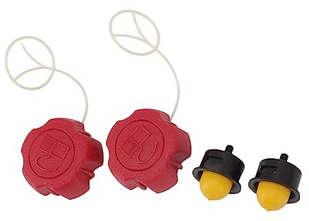 ZLXHDL 2 Satz Tankdeckel Rasenmäher Tankdeckel-Primerbirnen-Ersatzteil-Set Für FX RM 1630 1855 1860 2055 2060 2060PRO Rasenmäher-Teile