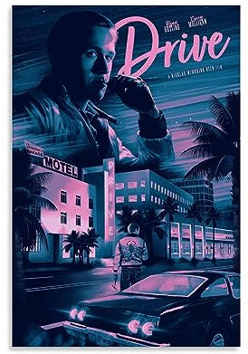 ELedvb Film Drive ArtCanvas Poster Dekorative Malerei Leinwand Wandposter und Kunstdruck Moderne Familie Schlafzimmer Dekor Poster 20 x 30 cm
