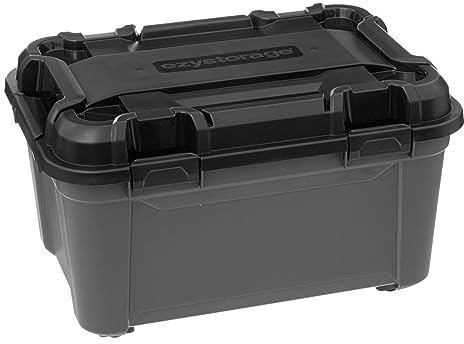 5 five simply smart Kunststoffbox, 80 l, schwarz