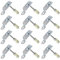 Ganci per Soffitto, Set di Chiodi per Soffitto in Acciaio Legato da 100 Pezzi, Mini Chiodi Professionali Resistenti All'usura per la Lavorazione del (Chiodo a gancio da 25