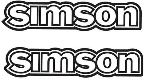 Simson S50 IFA Electronic Aufkleber Dekor Premium Retro Schwarz Weiss