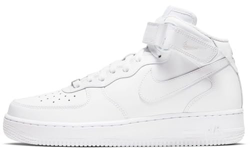 NIKE Air Force 1 '07 Mid, Sneaker Donna, Bianco, 37.5 EU