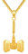 ZIPPICE Thors Hammer Halskette 925 Sterling Silber Wikinger Kette Keltisches Knoten Kette Thors Hammer Anhänger Mjölnir Halskette Wikinger Schmuck für Herren Sohn Jungen Männer (Gold)