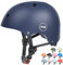 XJD Fahrradhelm Kinder Jugend Kinderhelm Einstellbare Skateboard Helm Skaterhelm für Fahrrad Skateboard Scooter Roller Kinderfahrradhelm für 3-13 Alt Mädchen und Jungen(M: 55-58 cm, Royal Blau)