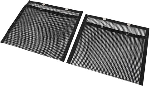 Grill En Maille Pour Barbecue, Pochettes De Cuisson De Légumes Résistantes à la Chaleur En Fibre De Verre Réutilisables Pour Barbecues, Grillades De Viande, Légumes, Cuisson, Camping (2 Pièces)