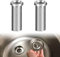 Fregadero Cesta Filtro Tornillo,Tornillo Hueco para Válvula de Fregadero,Fregadero Cesta Tornillo,45mm Acero Inoxidable Cocina Lavabo Tornillo,para Lavabo Colador Enchufe,2 Piezas,Plata