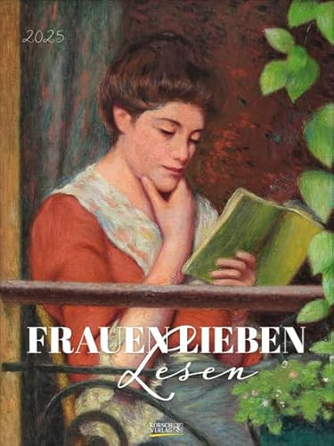 Frauen lieben Lesen - Kalender 2025 - Gallery Format - Korsch-Verlag - Kunstkalender - 48 cm x 64 cm