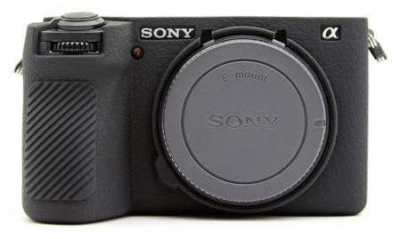 MUZIRI KINOKOO Case for Sony A6700, Soft Silicone Frosted Surface Enhanced Grip Protective Case for Sony A6700/ Alpah 6700 Digital Camera - Anti-Scratch Slim Fit A6700 Case - Black