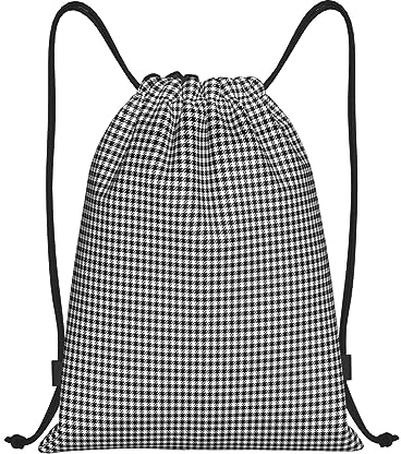 KWQDOZF Mochila con cordón MacArthur Modern Tartan Sackpack para deportes gimnasio mediano