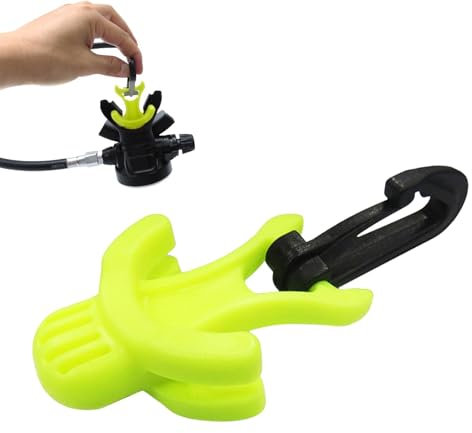 Fecfucy Supporto per erogatore subacqueo, fermo per bocchino Octopus,Porta boccaglio antipolvere per polpo per immersioni subacquee - Porta regolatore per immersione versatile Accessori per immersioni