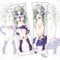 YJIALI-Anime Körperkissen Touhou Project Kochiya Sanae Körperkissen Anime dakimakura Kurzer Plüsch Material Druck auf beiden Seiten Lebensgroßer Kissenbezug-Kochiya Sanae 50x150cm-shortplush