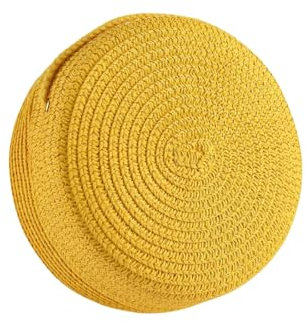 CXAPRDSH Sac Paille Sac De Paille Minimaliste Rond À Bandoulière Cross-Body Women Women Épaule Vocation Style Sac À Main-Jaune