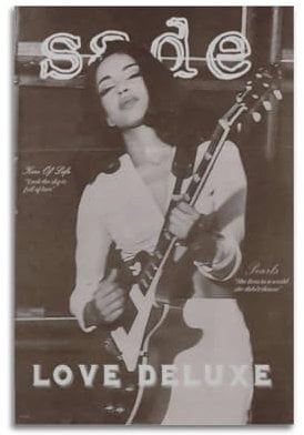 NUSLNG Sade Love, Deluxe-Poster, Kunst-Cover, Raumdekoration, ästhetische Schlafzimmerdekoration, Leinwandposter für Schlafzimmer, 30 x 45 cm, ungerahmter Stil