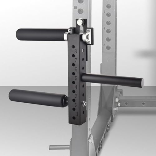 Am Power Rack montierte Beinstrecker- und Curl-Maschine, verstellbarer Beinstrecker-Aufsatz, 16/18/26 mm Beinpresse-Aufsatz für das Training der Unterkörper-Beinmuskulatur im Heim,50mmDiameter-26mm