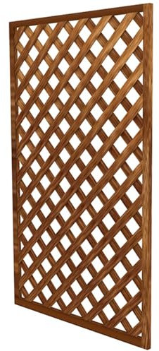 ZXHKZDX Clôture De Jardin Decorative, Clôture À Lattis Bois, Grille Treillis Barrières, Freestanding Diviseur De Pièce pour Décoration Extérieure De Patio De Jardin(60X150X3.5cm)