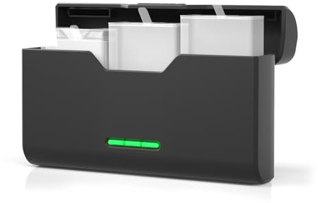 KWTOUL NP-BX1 Chargeur de Batterie 3 Canaux avec Indicateur de Puissance, Compatible avec Sony NP-BX1/M8 ZV-1 ZV-1 II Cyber-Shot DSC-HX80 HX90V HX95 HX99 RX1 RX1R II RX100 (II/III/IV/V/VA/VI/VII)