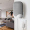 Wall Mount for Google Nest Audio, Google Nest Audio Mount, Desktop Speaker Stand, Wall Mount for Google Nest Speaker Stand, Space-Saving Stand with Integrated Cable Management