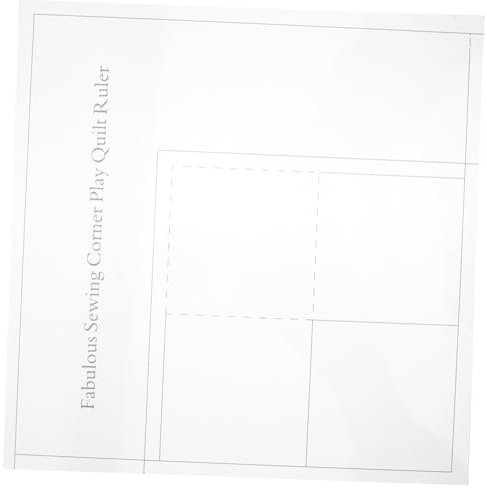 HAPINARY Quiltlineal Patchwork Quadratisch Transparent Acryllineal Nähen Nähschablone Nähschablonen Quiltschablonen Für Heimwerker