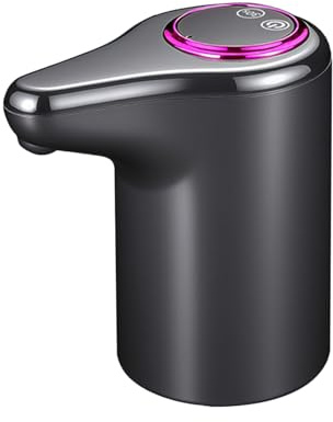 Distributore d'acqua con rubinetto, design elettrico portatile e leggero, 11.3x6.3x10,5 cm, pompa della bottiglia d'acqua, distributore elettrico, ricarica USB facile, ideale per casa, campeggio