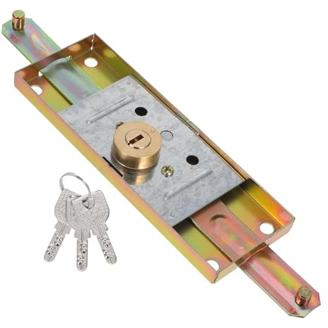 ORFOFE Serratura Antifurto per Porte Basculanti Garage con Chiave Design Elegante e Robusto Sicurezza Potenziata per Uso Residenziale e Commerciale