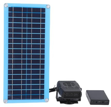 Bewinner Riscaldatore Ad Energia Solare da 30 W con Pannello Solare Monocristallino, Riscaldatore Portatile a Temperatura Regolabile per Cucce per Animali, Automobili, Pollai e Uso