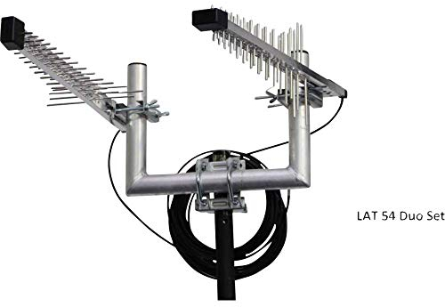Wittenberg LAT 54 Duo Set 2 x Antenne für LTE-City-Funknetz, UMTS, E/D-Netz