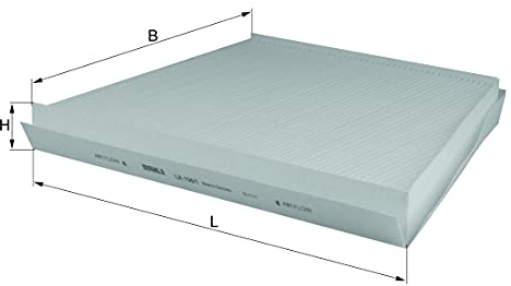 MAHLE LA 156/1 Filter, Innenraumluft für Mercedes-Benz E-class (W211) u.a.