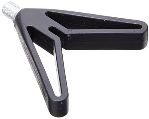 Dinsmores Brass Thread V Shape Rod Rest Head - Black, 9 cm