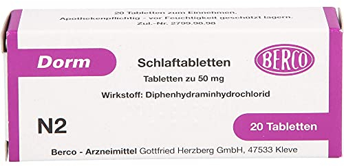 BERCO DORM Tabletten - 20 St Tabletten 01580867