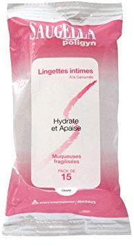 Saugella Poligyn Lingettes Intimes A La Camomille x15