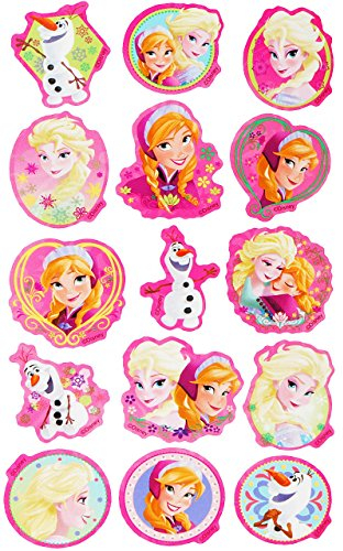 alles-meine.de GmbH 150 TLG. Set - Sticker - Aufkleber - die Eiskönigin - Frozen - selbstklebend - für Mädchen - völlig unverfroren Prinzessin ELSA Anna Arendelle - Olaf - St..