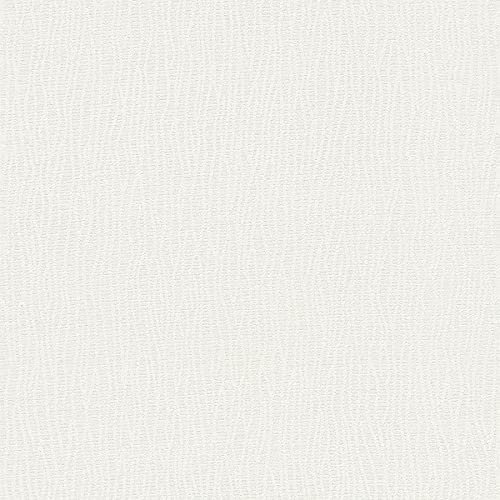 A.S. Création A.S. Création Shades of White Papiertapete 10,05 m x 0,53 m - Weiß - Tapete strukturiert - 508911
