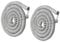 Telephone Handset Cord,Uvital Coiled Length 1.2 to 10 Feet Uncoiled Landline Phone Handset Cable Cord RJ11 4P4C(White,2 PCS)