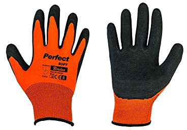 Bradas Gartenhandschuhe Schutzhandschuhe PERFECT SOFT Arbeitshandschuhe Latex Größe 8 1640