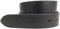 Wechselgürtel aus Vollrindleder ohne Schnalle 3,5 cm | Druckknopf-Gürtel für Damen Herren 35mm | Leder-Gürtel 3.5cm | Schwarz 105cm