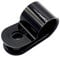 100 x 8mm Plastic Electrical Cable Pipe P-Clips Nylon Black Clamps