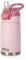Nuby Gourde Reflex Flip-it | Gourde Isotherme en Acier Inoxydable | Anti-fuites | Gourde de Voyage en Acier | 300ml | Rose | +18 mois