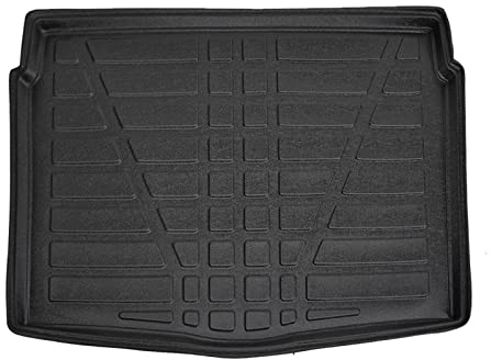 SCOUTT | Bandeja para maletero compatible con 500 X a partir de 2014, con borde alto, estera protectora para el maletero, estriada, enrollable